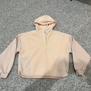 Light Peach Teddy Adidas Hoodie | Size XS Very Good Condition Loose Fit